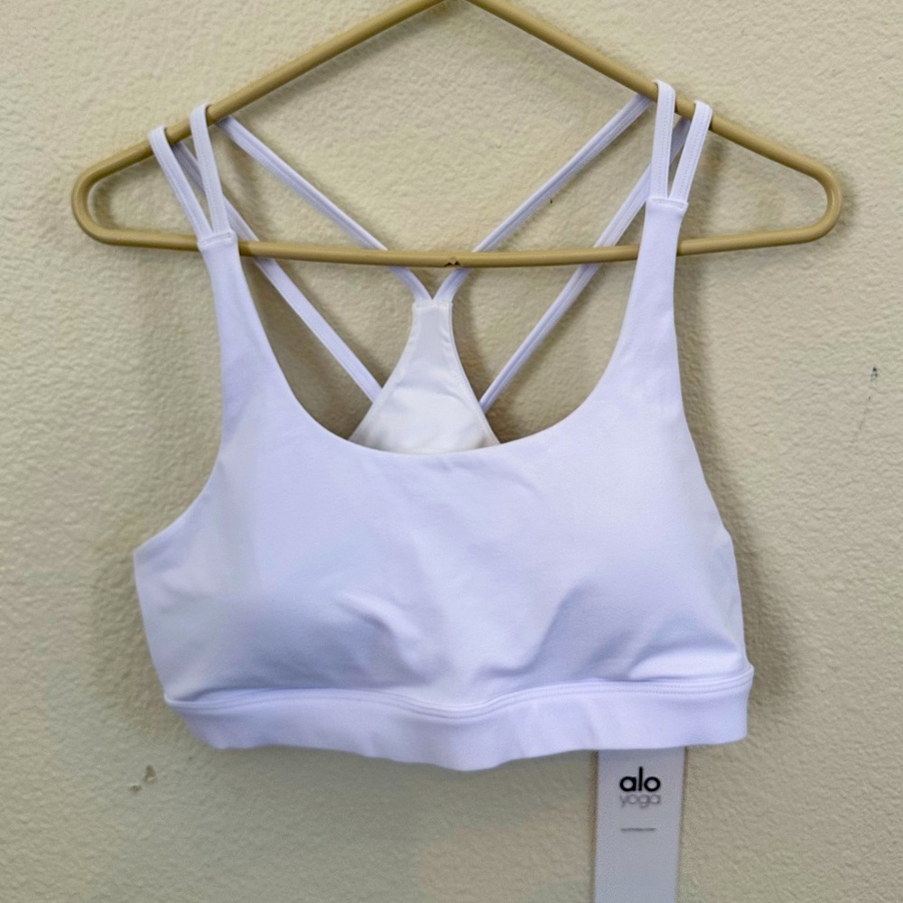 Airbrush Suspension Bra: White (never worn, w/ tags)